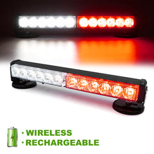 Load image into Gallery viewer, Wireless Battery 12 LED Traffic Advisor Strobe Light Bar