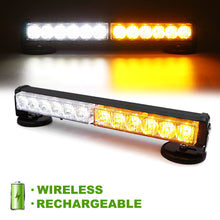 Load image into Gallery viewer, Wireless Battery 12 LED Traffic Advisor Strobe Light Bar