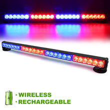 Load image into Gallery viewer, Wireless Battery 24 LED Traffic Advisor Strobe Light Bar
