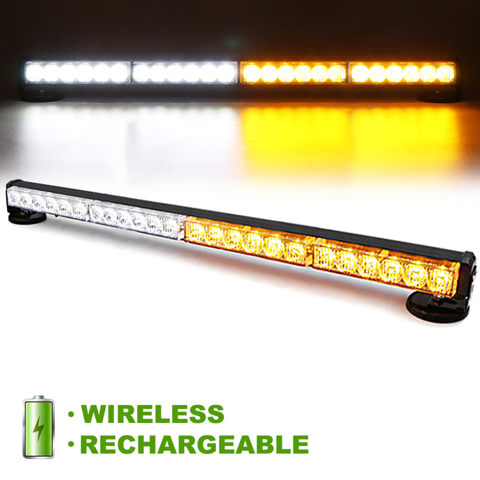 Wireless Battery 24 LED Traffic Advisor Strobe Light Bar