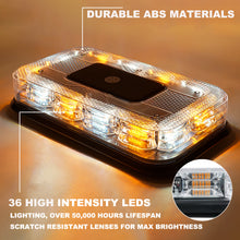 Load image into Gallery viewer, 72 Mini LED Rooftop Strobe Light Bar with Magnetic Base
