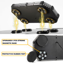Load image into Gallery viewer, 56 LED Rooftop Strobe Light Bar with Controller Magnetic Base
