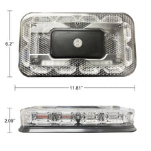 Load image into Gallery viewer, 72 Mini LED Rooftop Strobe Light Bar with Magnetic Base
