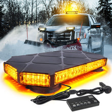 Load image into Gallery viewer, 56 LED Rooftop Strobe Light Bar with Controller Magnetic Base
