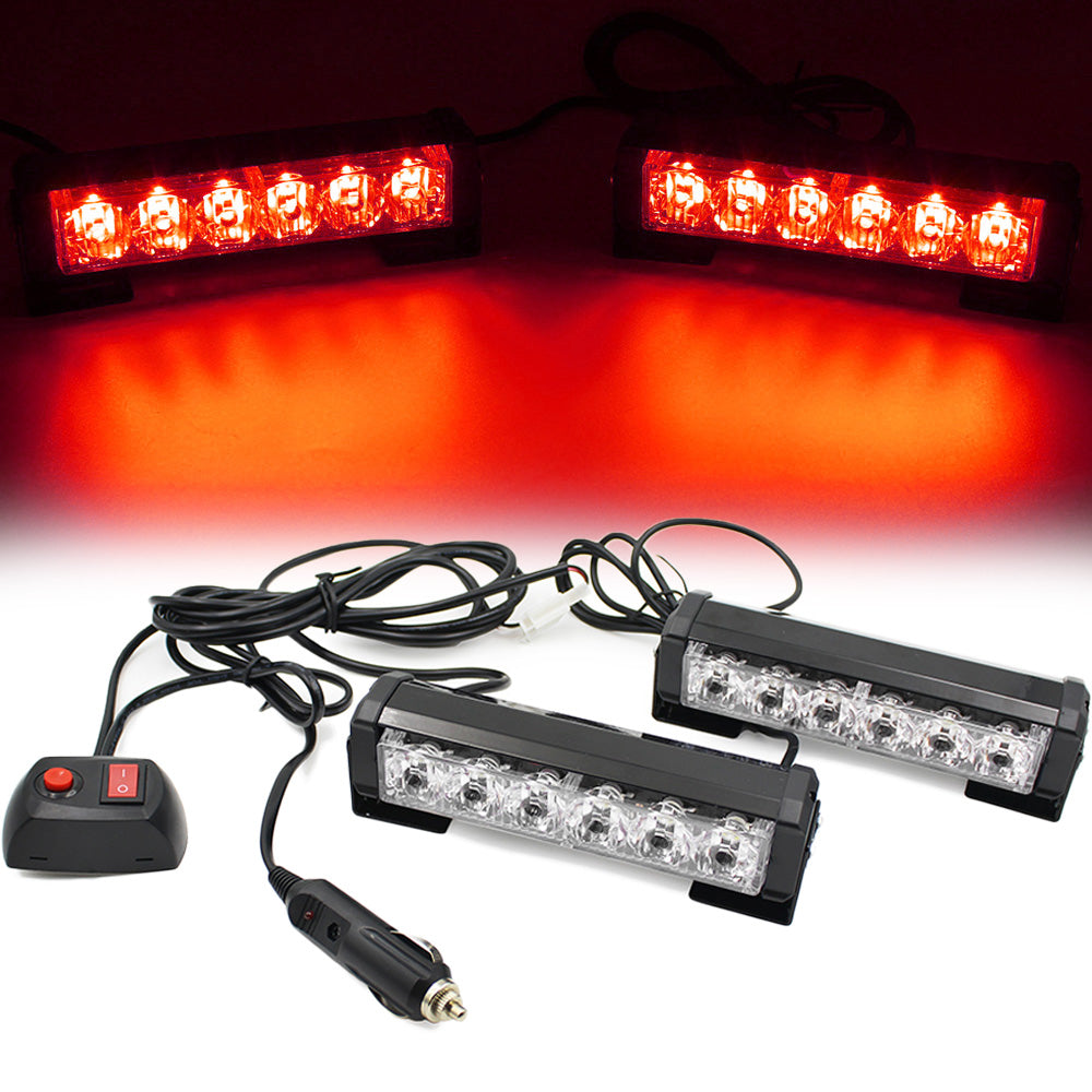 2 X 6 LED Traffic Advisor Rooftop Light Bars