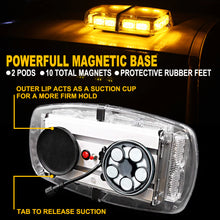 Load image into Gallery viewer, Wireless Battery 36 LED Roof Top Mini Bar with Magnetic Base
