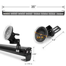 Load image into Gallery viewer, New Version 35&quot; Traffic Advisor Light Bar with Digital Display Controller
