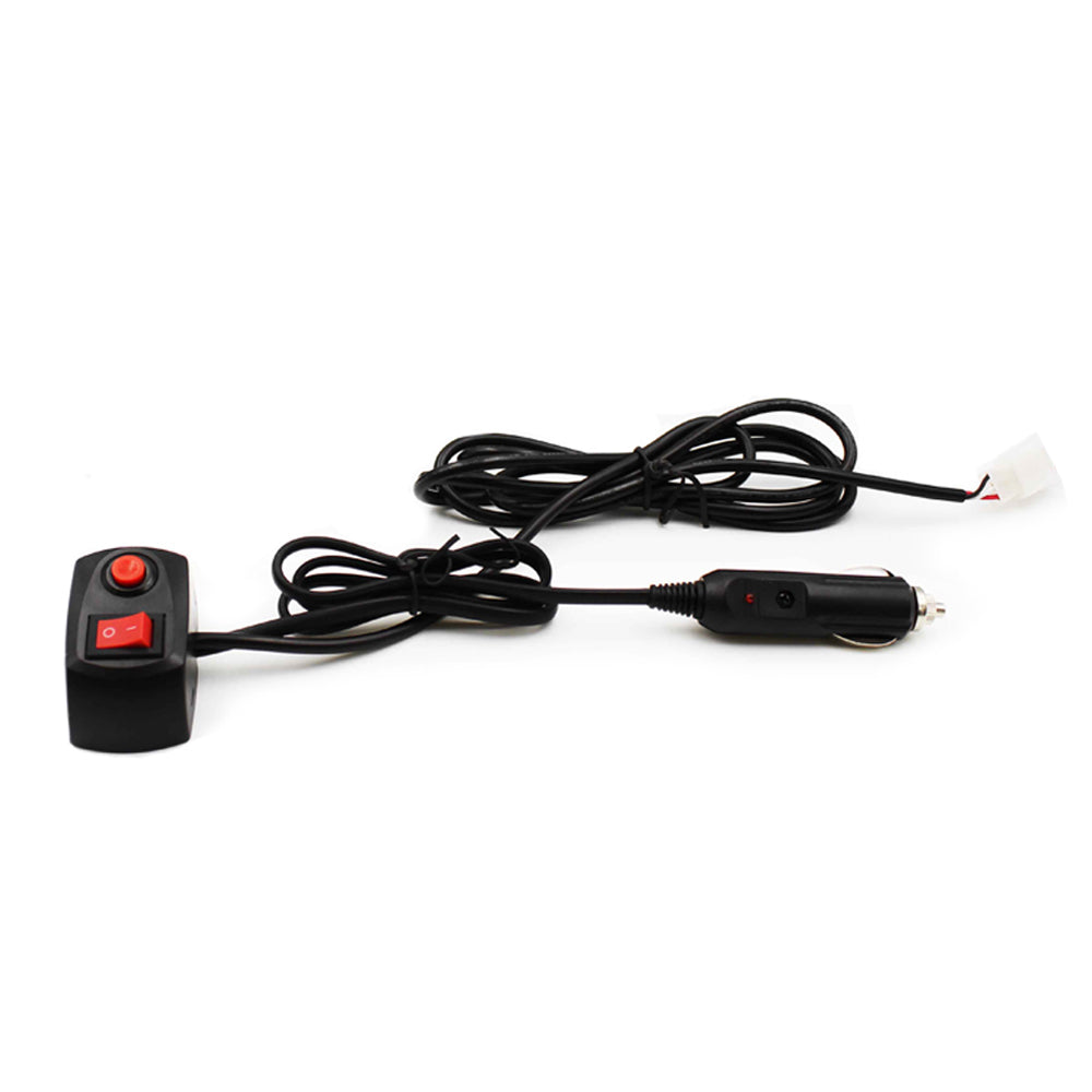 Extension Wire Cord W/Cigarette Plug, On/Off Power Switch – FOXCID