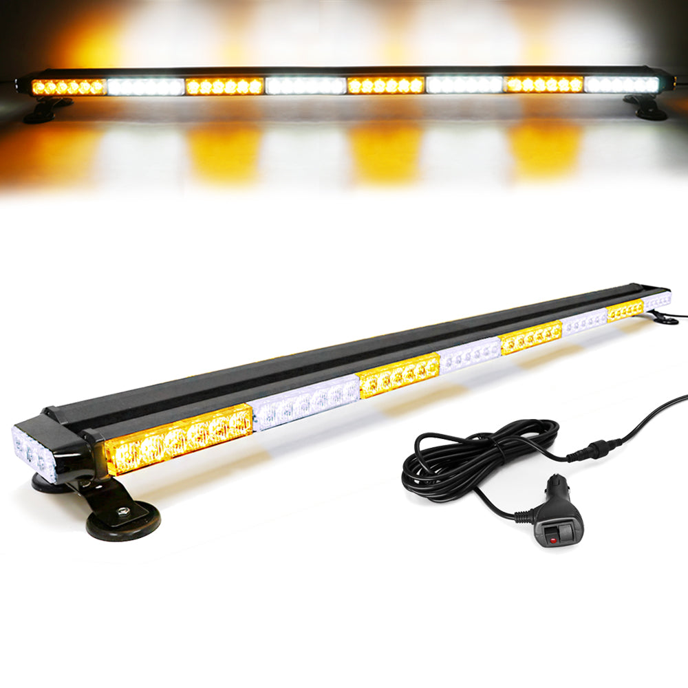 LED Rooftop Strobe Light Bar with Magnetic Base
