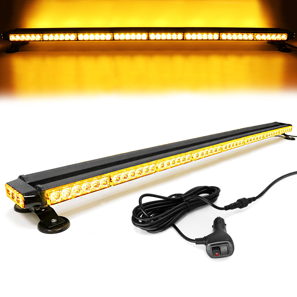 48 LED Warning Strobe Amber Flashing Beacon Magnetic Car Roof Recovery 48 LED Warning Strobe Amber Flashing Beacon Magnetic Car Roof Recovery